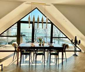 Apartament Masuria Sky w Nautica Resort z widokiem na jezioro Niegocin, Giżycko